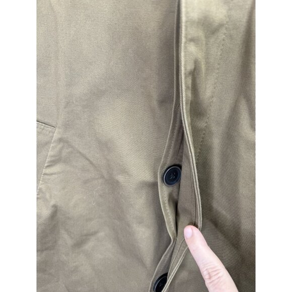 COMMON PEOPLE Men's Premium Long Overcoat Jacket Size Large - Picture 6 of 12